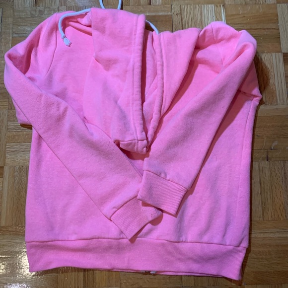 PINK ZIP-UP JACKET WITH CAP - Picture 4 of 5